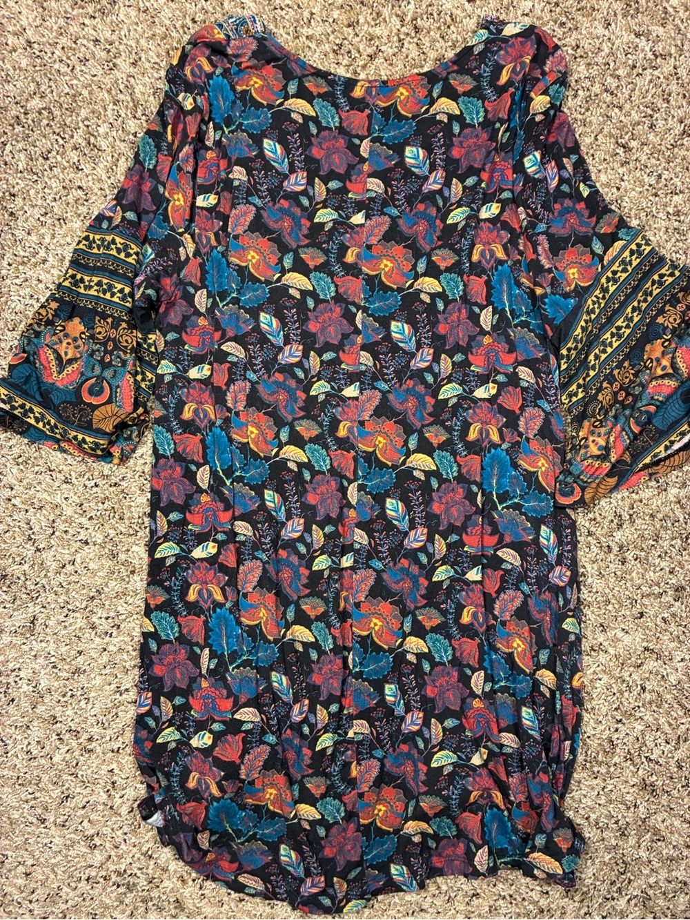 Soft Surroundings Toscana Embroidered Beaded Tunic Top - Picture 11 of 11